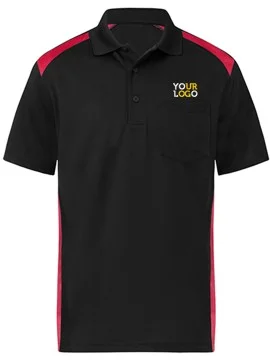 Dual Color Polo T-Shirt Red & Black