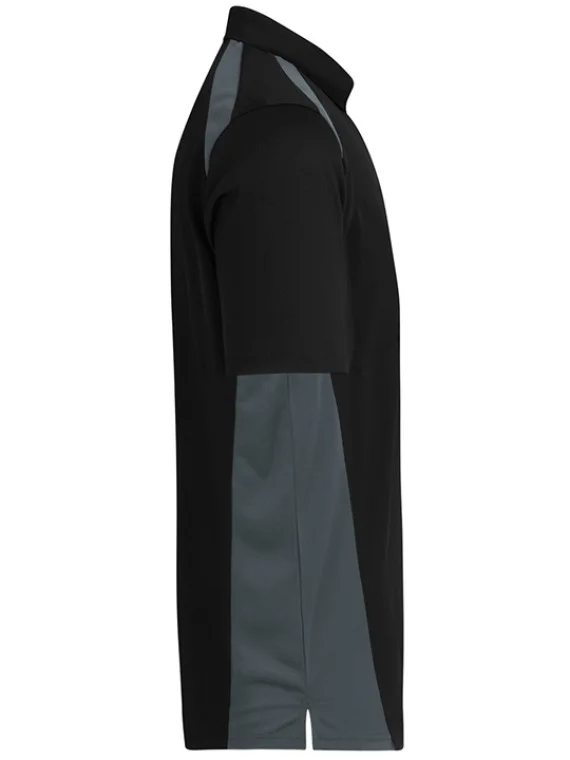 Dual Color Polo T-Shirt Charcoal & Black