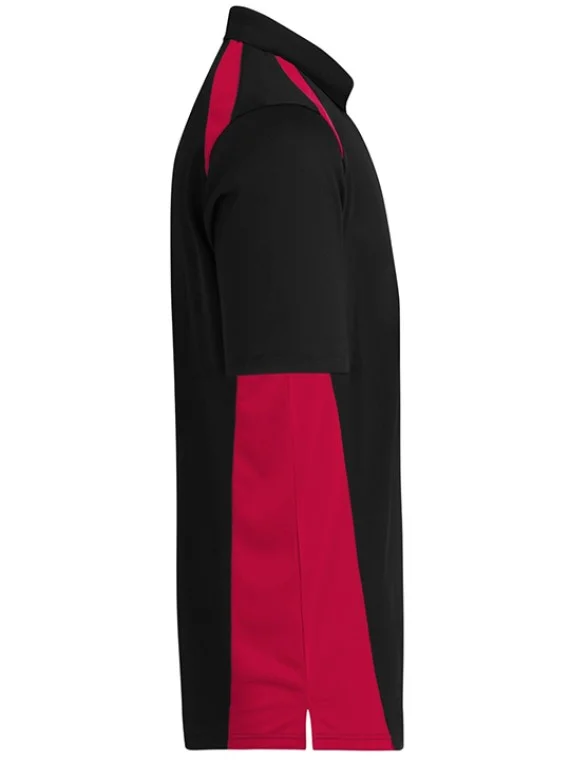 Dual Color Polo T-Shirt Red & Black