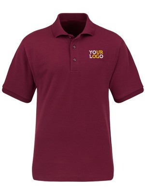 Personalized Polo T-Shirt Maroon