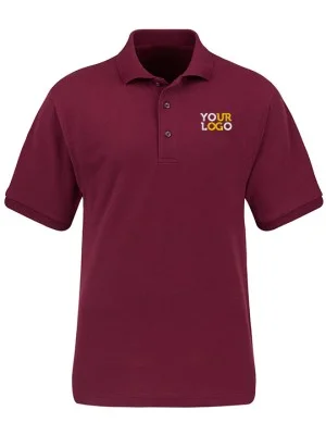 Personalized Polo T-Shirt Maroon