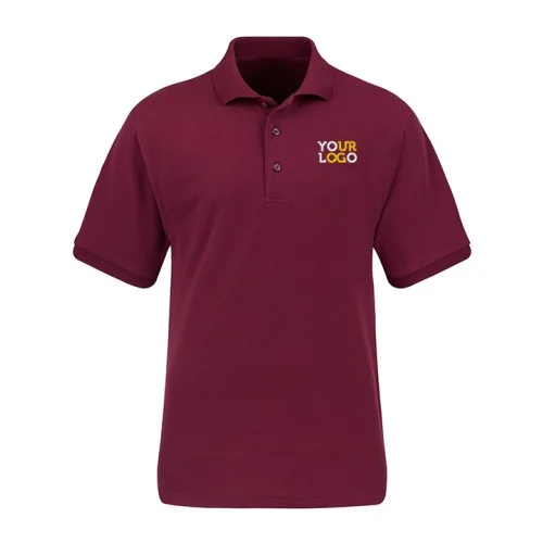 Personalized Polo T-Shirt Maroon