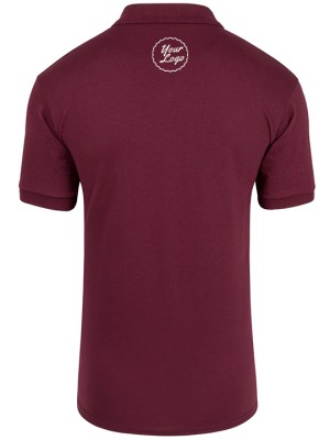 TeamWear Polo Blended T-Shirt Maroon