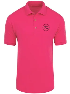 TeamWear Polo Blended T-Shirt Pink TeamWear Polo Blended T-Shirt Pink