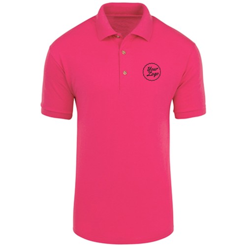 TeamWear Polo Blended T-Shirt Pink