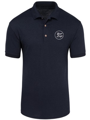 TeamWear Polo Blended T-Shirt Navy Blue