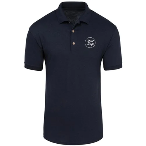 TeamWear Polo Blended T-Shirt Navy Blue