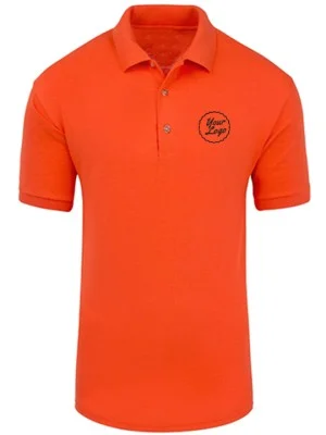 TeamWear Polo Blended T-Shirt Orange TeamWear Polo Blended T-Shirt Orange