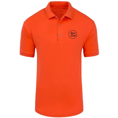 TeamWear Polo Blended T-Shirt Orange
