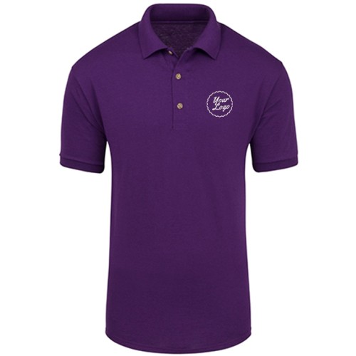 TeamWear Polo Blended T-Shirt Purple
