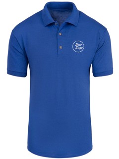 TeamWear Polo Blended T-Shirt Blue