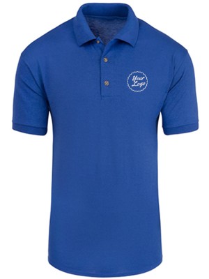 TeamWear Polo Blended T-Shirt Blue