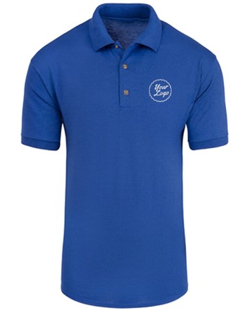 TeamWear Polo Blended T-Shirt Blue