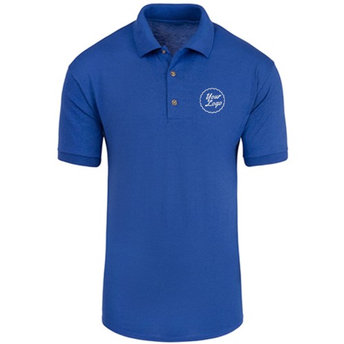 TeamWear Polo Blended T-Shirt Blue