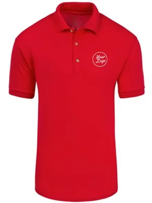 TeamWear Polo Blended T-Shirt Red TeamWear Polo Blended T-Shirt Red