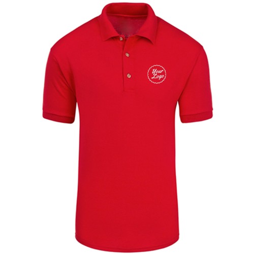 TeamWear Polo Blended T-Shirt Red
