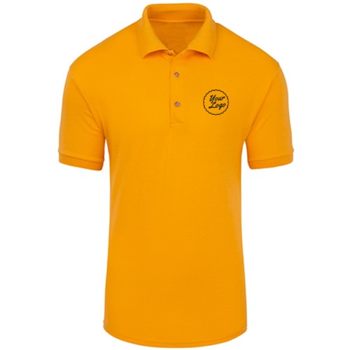TeamWear Polo Blended T-Shirt Yellow