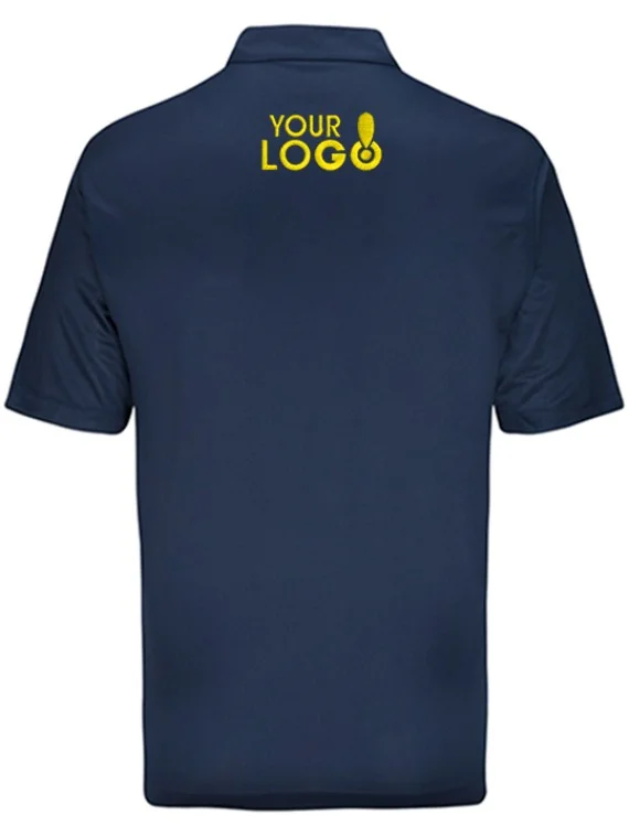 Custom Dry Fit Polo T-Shirt Navy Blue