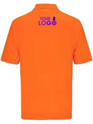 Custom Dry Fit Polo T-Shirt Orange Custom Dry Fit Polo T-Shirt Orange