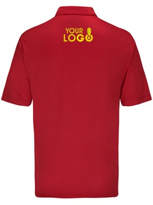 Custom Dry Fit Polo T-Shirt Red