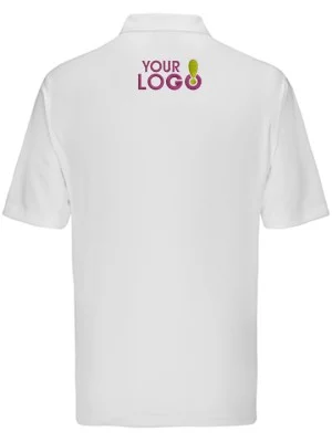Custom Dry Fit Polo T-Shirt White Custom Dry Fit Polo T-Shirt White