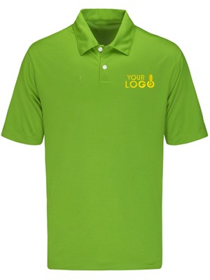 Custom Dry Fit Polo T-Shirt Apple Green