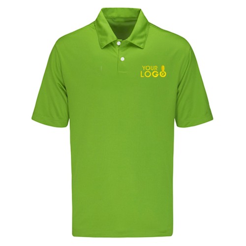 Custom Dry Fit Polo T-Shirt Apple Green