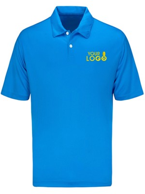 Custom Dry Fit Polo T-Shirt Sky Blue