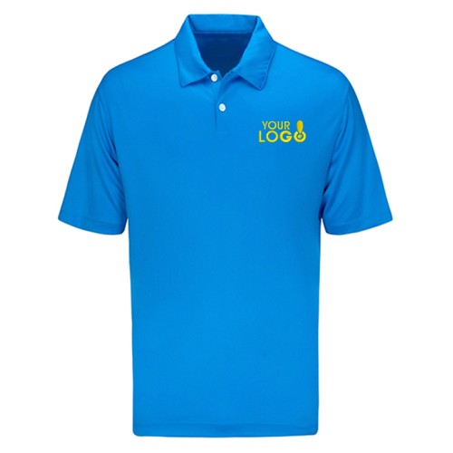 Custom Dry Fit Polo T-Shirt Sky Blue