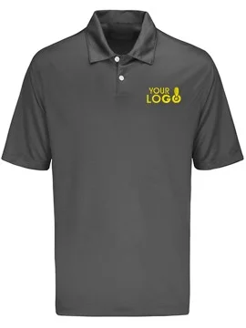 Custom Dry Fit Polo T-Shirt Dark Gray