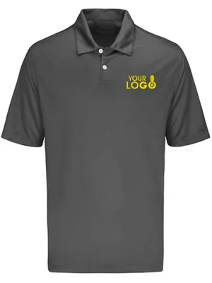 Custom Dry Fit Polo T-Shirt Dark Gray