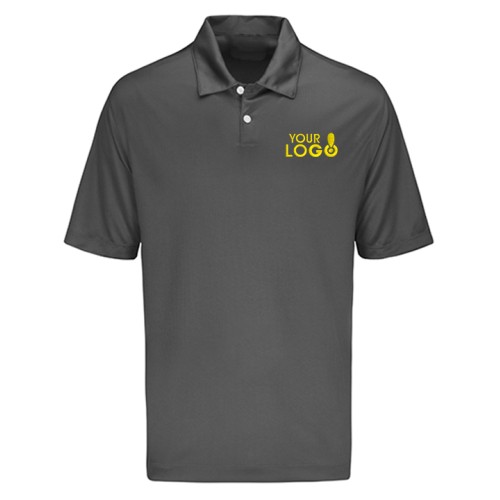 Custom Dry Fit Polo T-Shirt Dark Gray