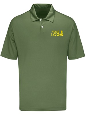 Custom Dry Fit Polo T-Shirt Lunar Green