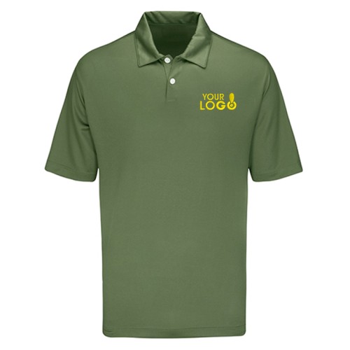 Custom Dry Fit Polo T-Shirt Lunar Green