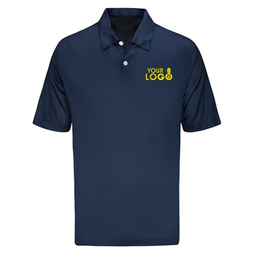 Custom Dry Fit Polo T-Shirt Navy Blue