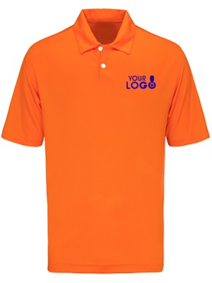 Custom Dry Fit Polo T-Shirt Orange