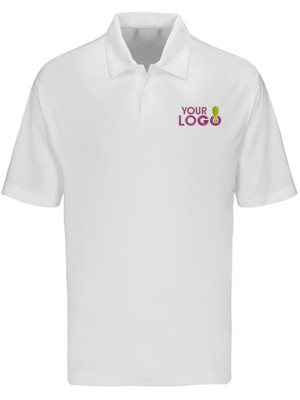 Custom Dry Fit Polo T-Shirt White