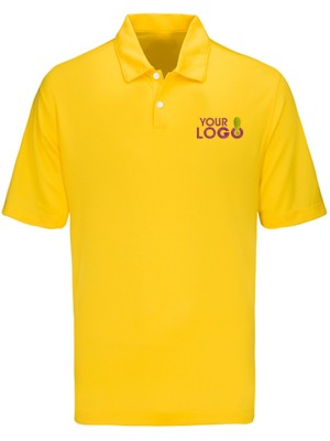 Custom Dry Fit Polo T-Shirt Yellow