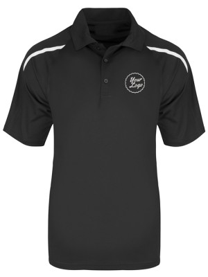 Designer Dri Soft Polo T-Shirt Black