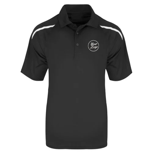 Designer Dri Soft Polo T-Shirt Black