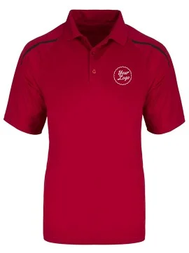 Designer Dri Soft Polo T-Shirt Red