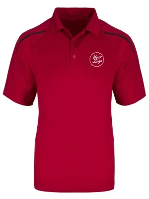 Designer Dri Soft Polo T-Shirt Red