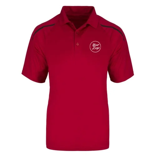 Designer Dri Soft Polo T-Shirt Red