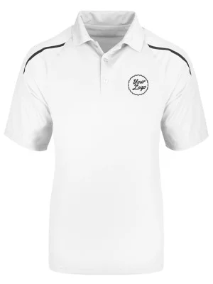 Designer Dri Soft Polo T-Shirt White Designer Dri Soft Polo T-Shirt White