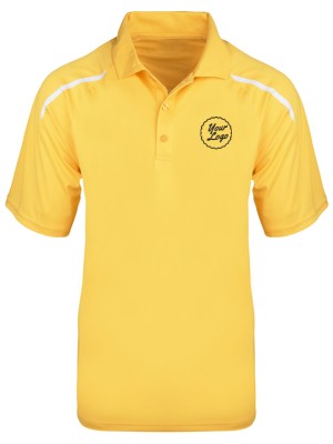 Designer Dri Soft Polo T-Shirt Yellow