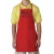 Classic Salon Apron with Dual Pocket Red