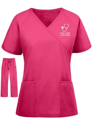 SwiftMotion Women's Raglan Scrubs Suit SwiftMotion Women's Raglan Scrubs Suit