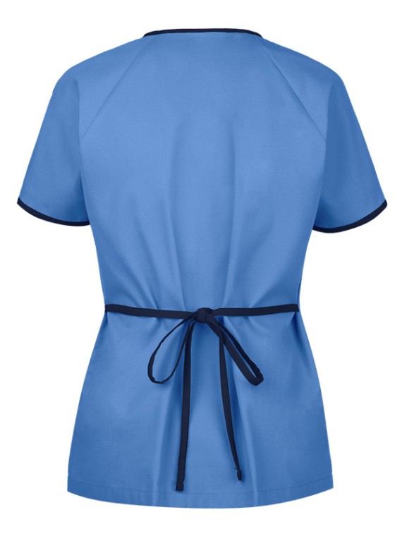 Women's Designer Mock Wrap Scrub Suit