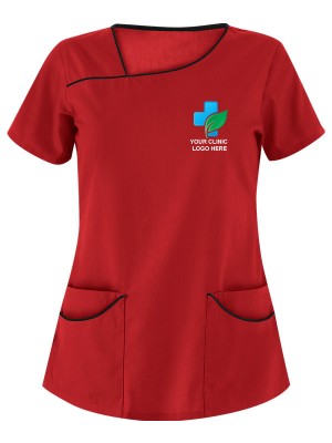 Stylish Women's Scrub Top