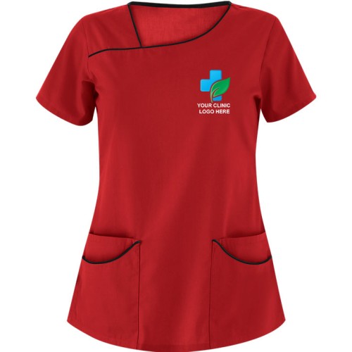 Stylish Women's Scrub Top
